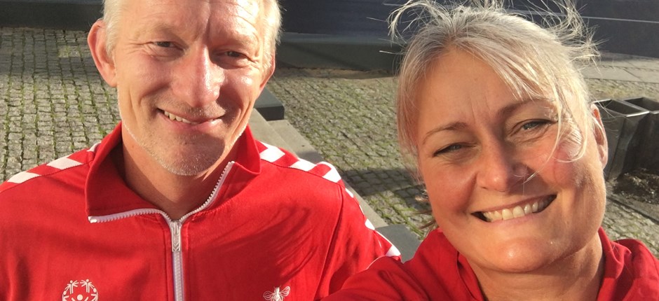 Ivan Kristensen og Pernille Thomsen har træneransvaret for Parasport Danmarks Special Olympics-landshold i håndbold.